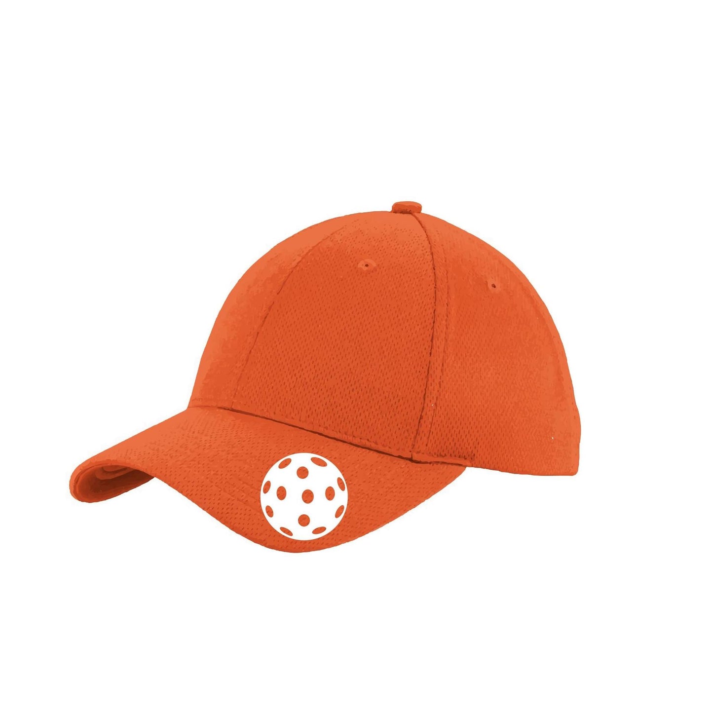White Pickleball (Customizable) | Pickleball Hat | Moisture-Wicking 100% Polyester
