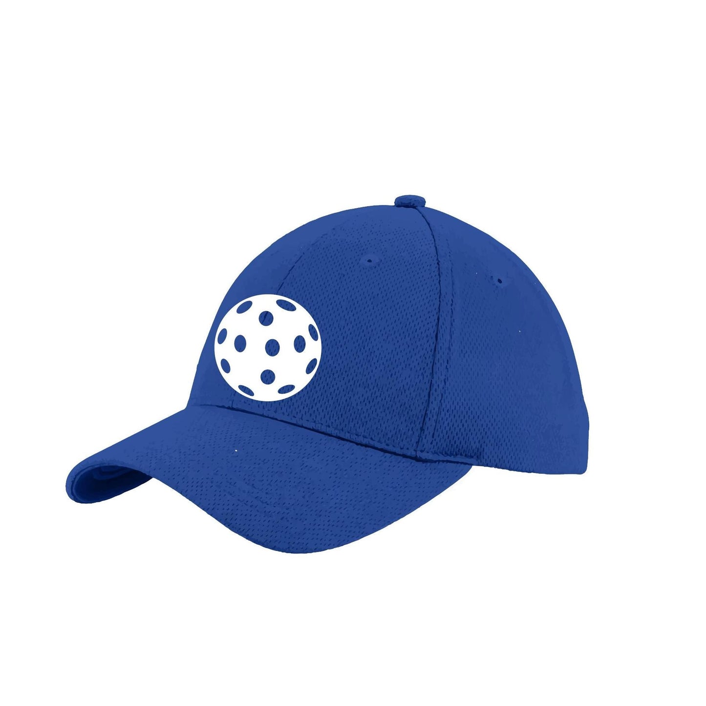 White Pickleball (Customizable) | Pickleball Hat | Moisture-Wicking 100% Polyester
