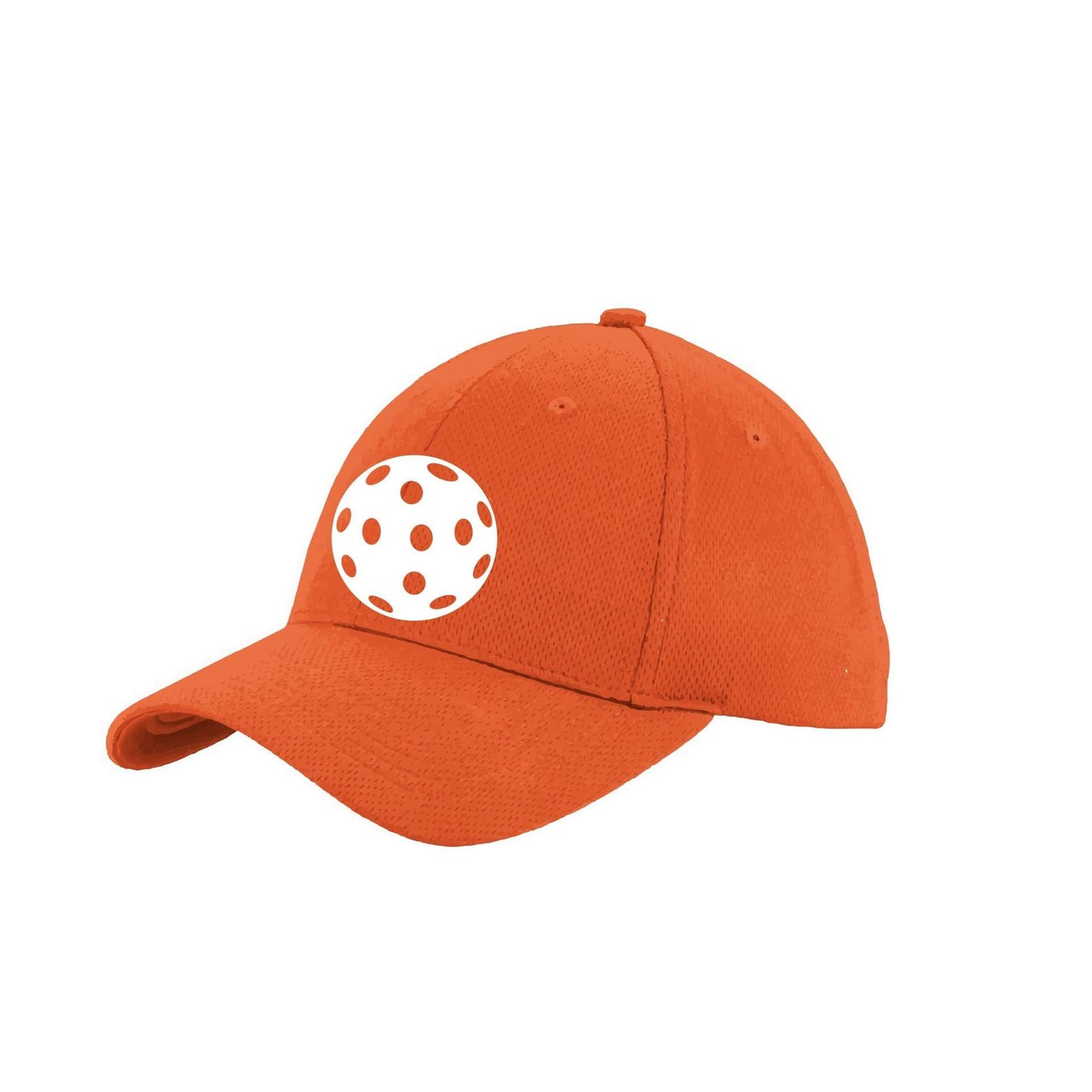 White Pickleball (Customizable) | Pickleball Hat | Moisture-Wicking 100% Polyester