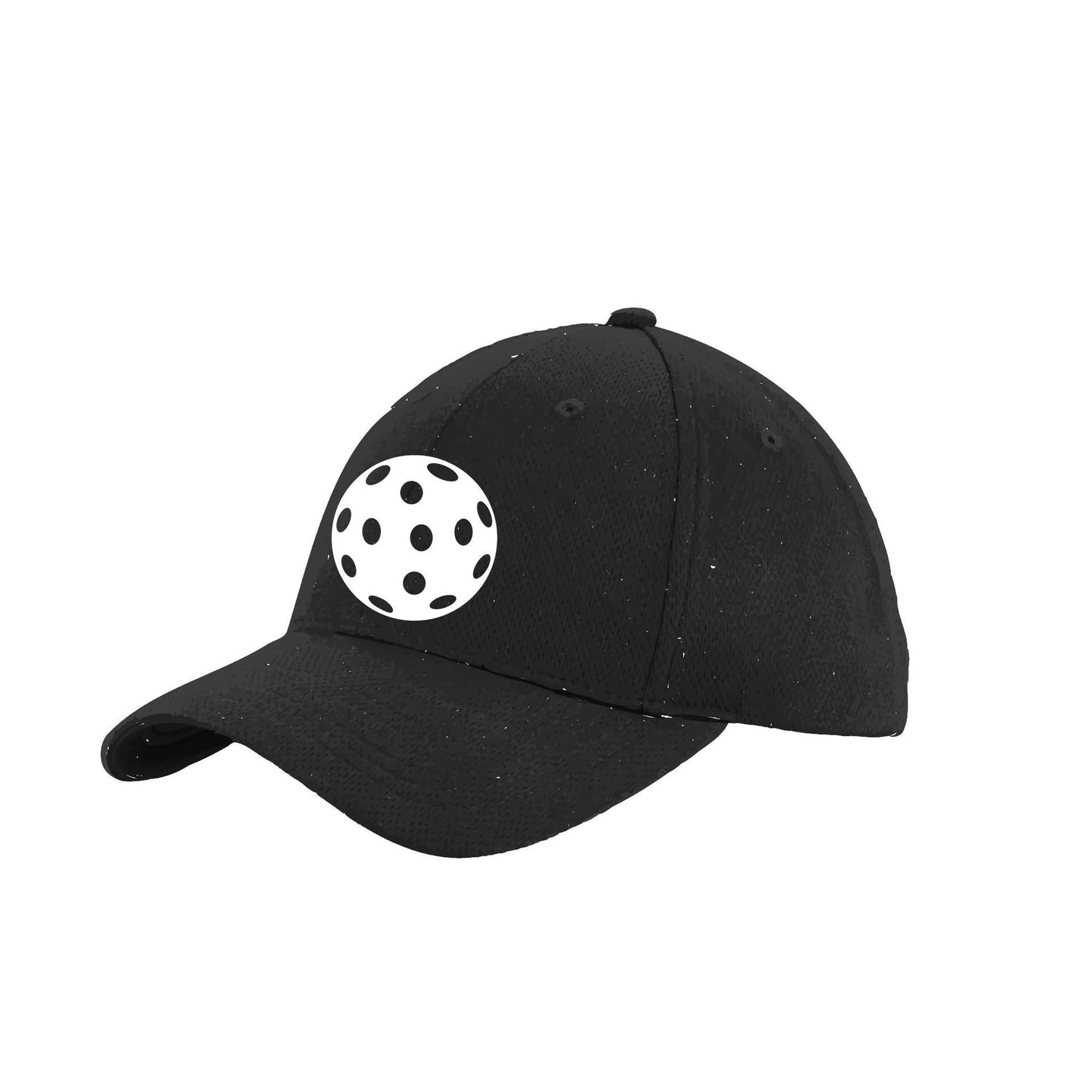 White Pickleball (Customizable) | Pickleball Hat | Moisture-Wicking 100% Polyester
