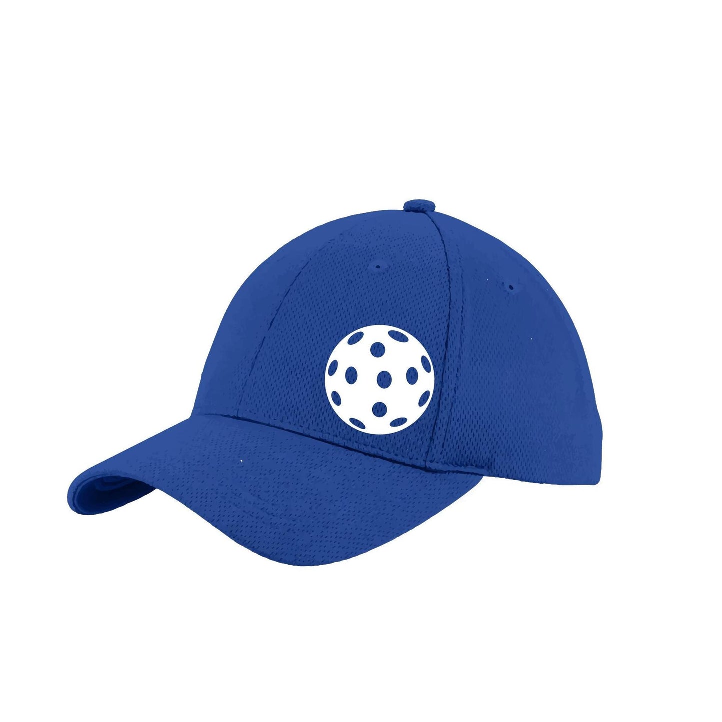 White Pickleball (Customizable) | Pickleball Hat | Moisture-Wicking 100% Polyester
