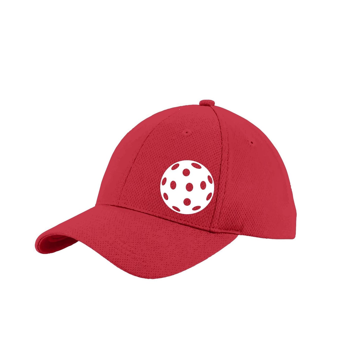 White Pickleball (Customizable) | Pickleball Hat | Moisture-Wicking 100% Polyester
