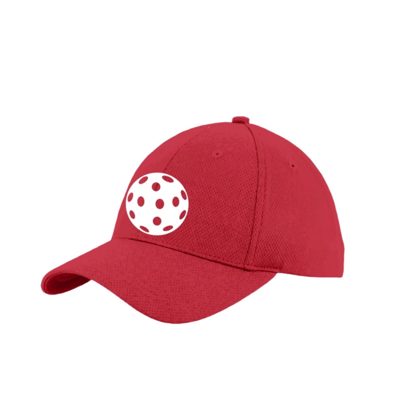 White Pickleball (Customizable) | Pickleball Hat | Moisture-Wicking 100% Polyester