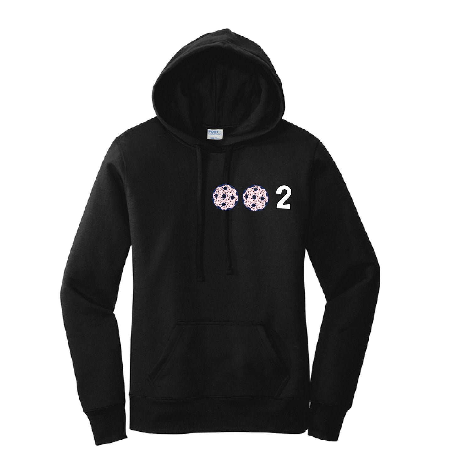 002 (Customizable 10 Pickleball Colors) | Women’s Fitted Hoodie Pickleball Sweatshirt | 50% Cotton 50% Poly Fleece