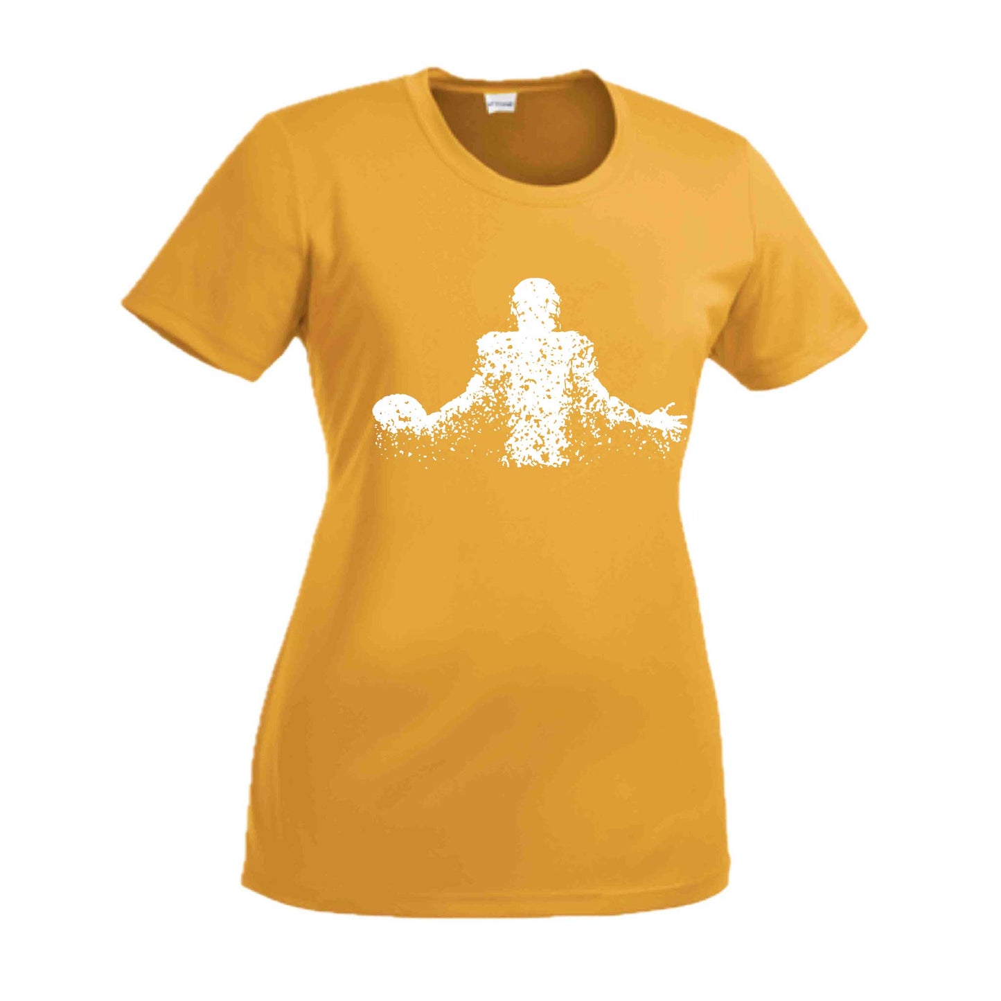 Coming Alive Football | Women’s Short Sleeve Crewneck Football T-Shirts | 100% Polyester