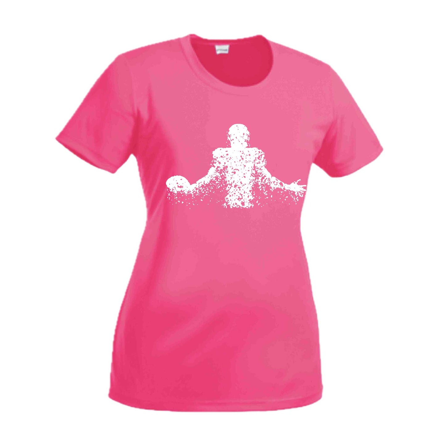 Coming Alive Football | Women’s Short Sleeve Crewneck Football T-Shirts | 100% Polyester