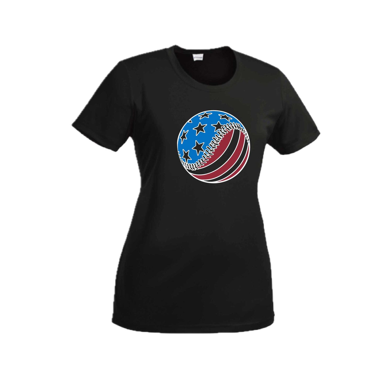 Fastball | Women’s Short Sleeve Crewneck Baseball T-Shirts | 100% Polyester