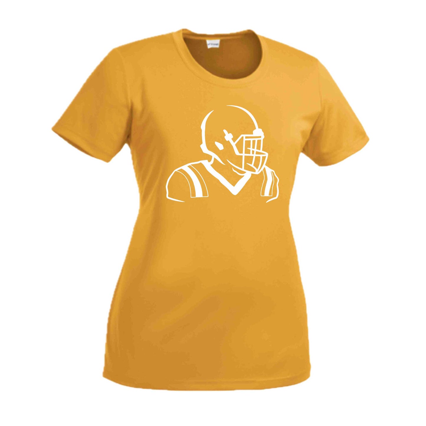 Football Player | Women’s Short Sleeve Crewneck Football T-Shirts | 100% Polyester