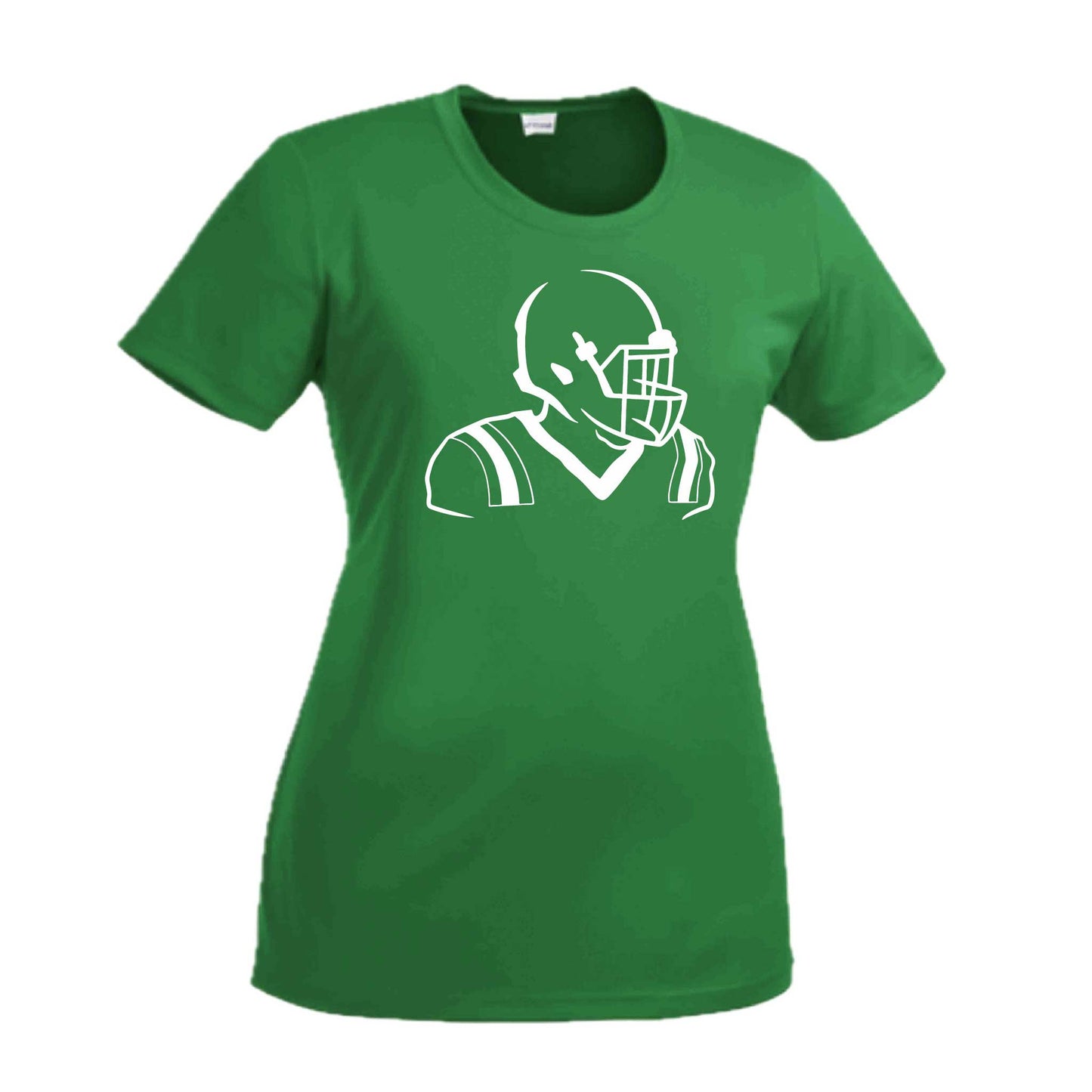 Football Player | Women’s Short Sleeve Crewneck Football T-Shirts | 100% Polyester