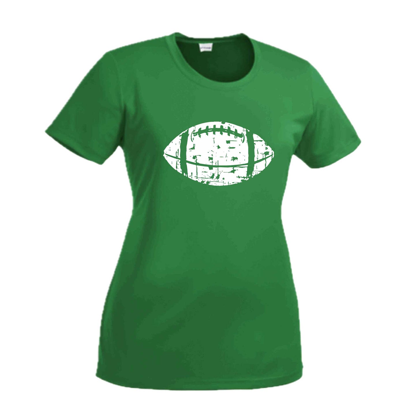 Football Scramble | Women’s Short Sleeve Crewneck Football T-Shirts | 100% Polyester