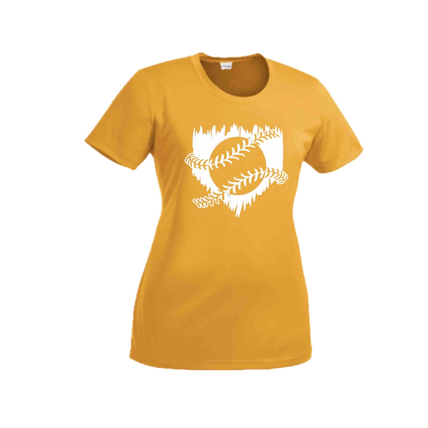 Home Run | Women’s Short Sleeve Crewneck Baseball T-Shirts | 100% Polyester
