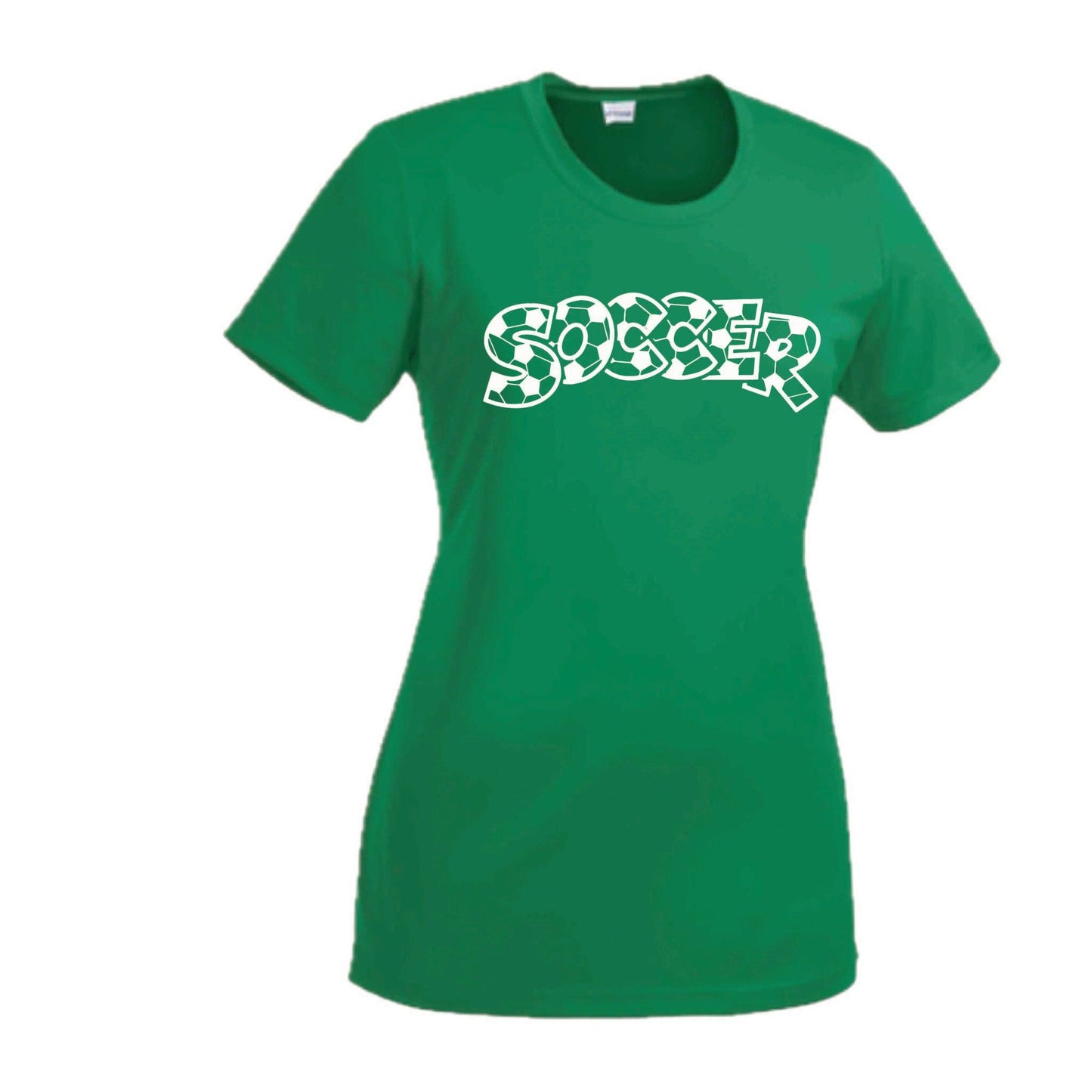 Soccer Hook | Women’s Short Sleeve Crewneck Soccer T-Shirts | 100% Polyester