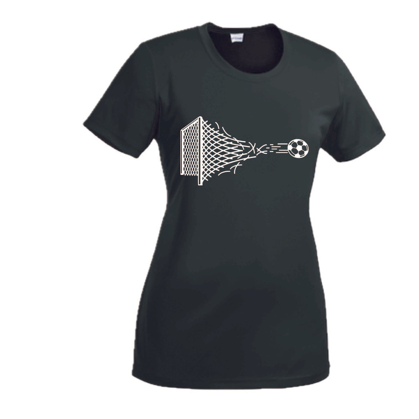 Soccer Net | Women’s Short Sleeve Crewneck Soccer T-Shirts | 100% Polyester