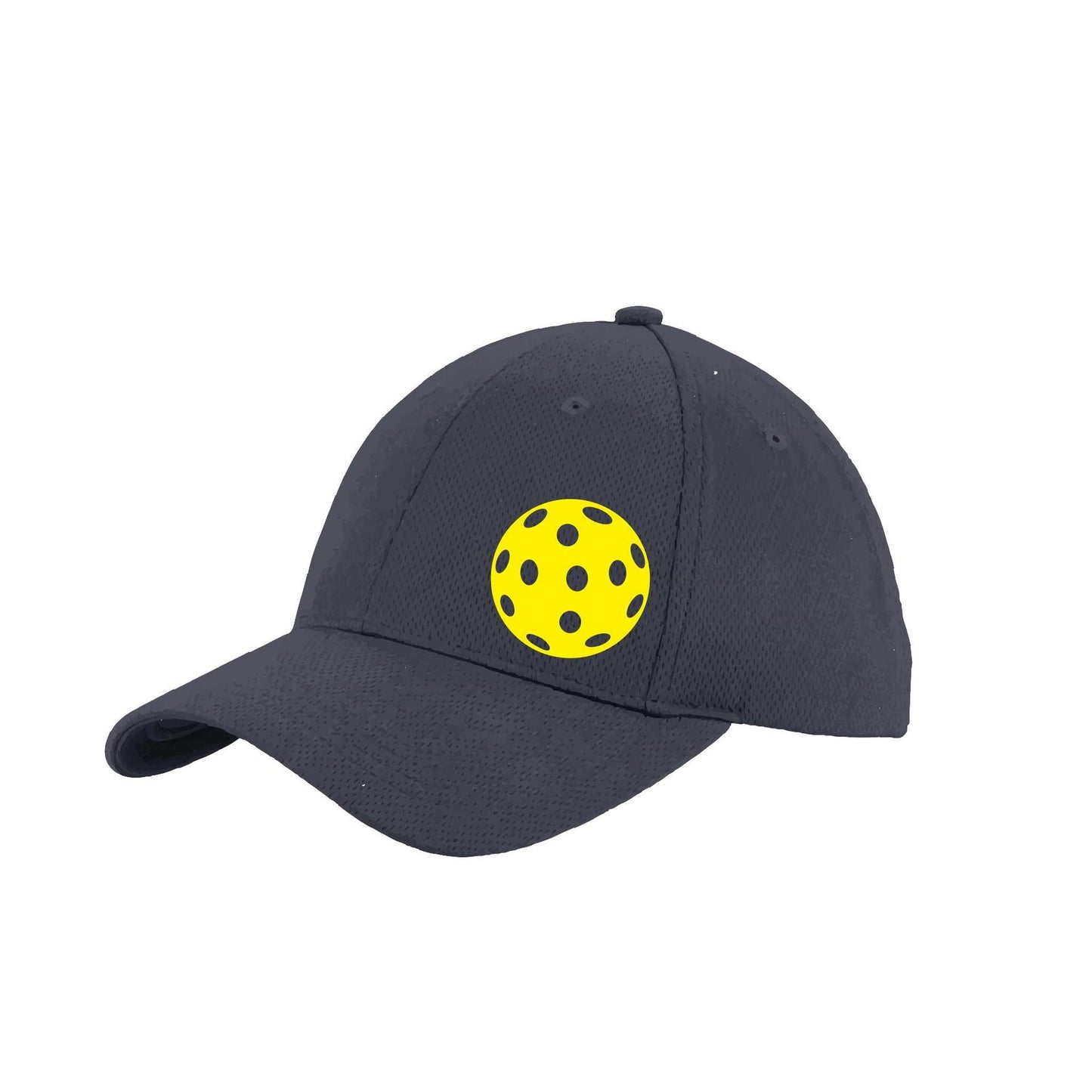Yellow Pickleball (Customizable) | Pickleball Hat | Moisture-Wicking 100% Polyester
