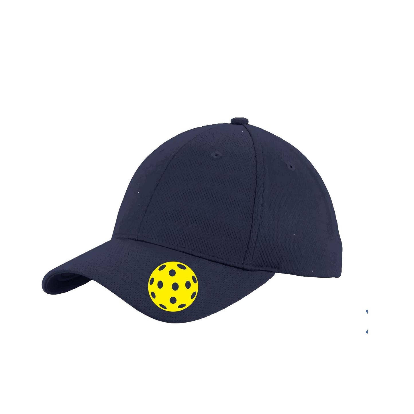 Yellow Pickleball (Customizable) | Pickleball Hat | Moisture-Wicking 100% Polyester