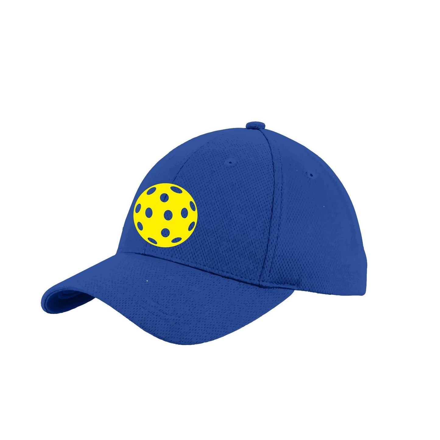 Yellow Pickleball (Customizable) | Pickleball Hat | Moisture-Wicking 100% Polyester