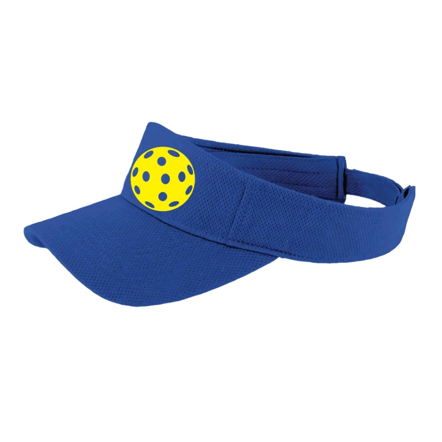 Yellow Pickleball (Customizable) | Pickleball Visors | Moisture Wicking 100% Polyester