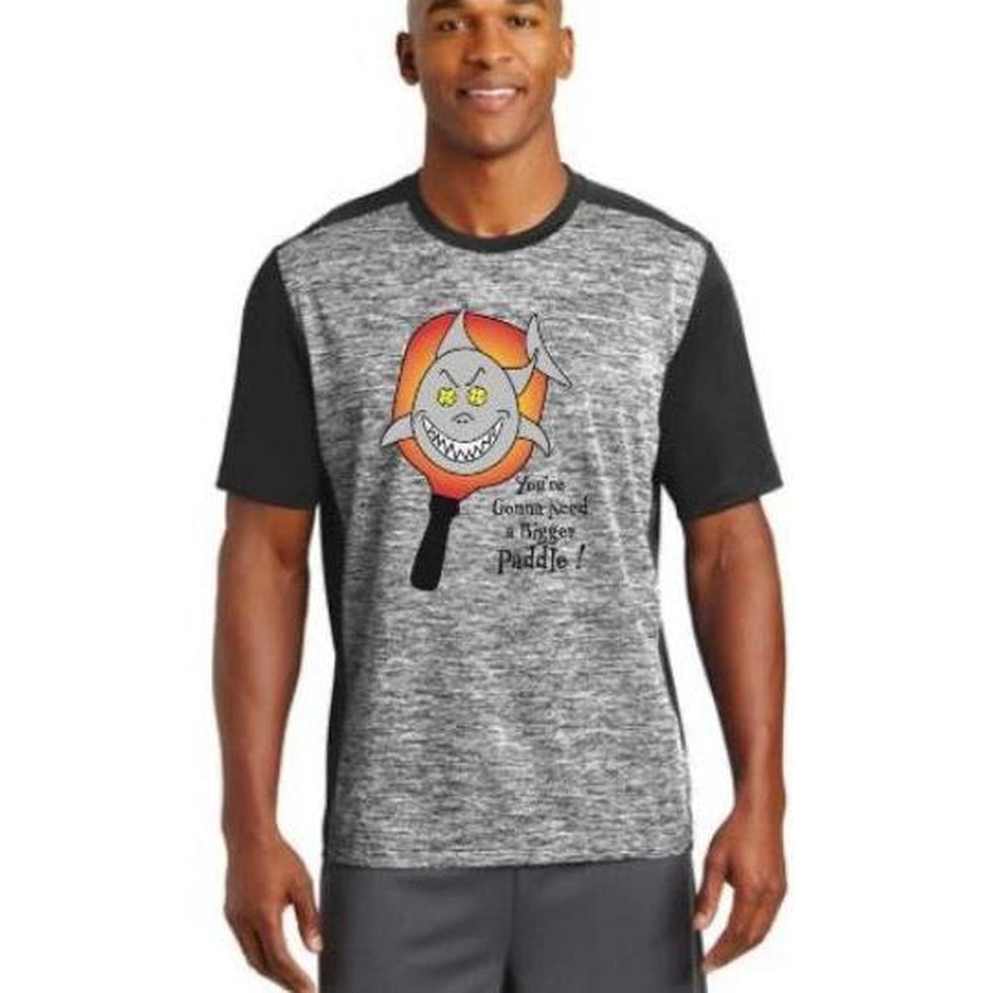 You're Gonna Need A Bigger Paddle | Clearance Men’s Short Sleeve Pickleball Performance T-Shirt | 100% Polyester
