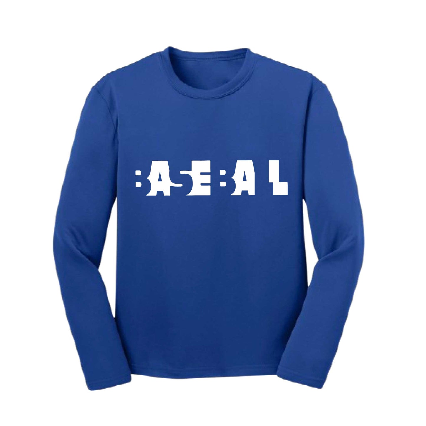 Change Up | Youth Long Sleeve Baseball Performance T-Shirts | 100% Polyester