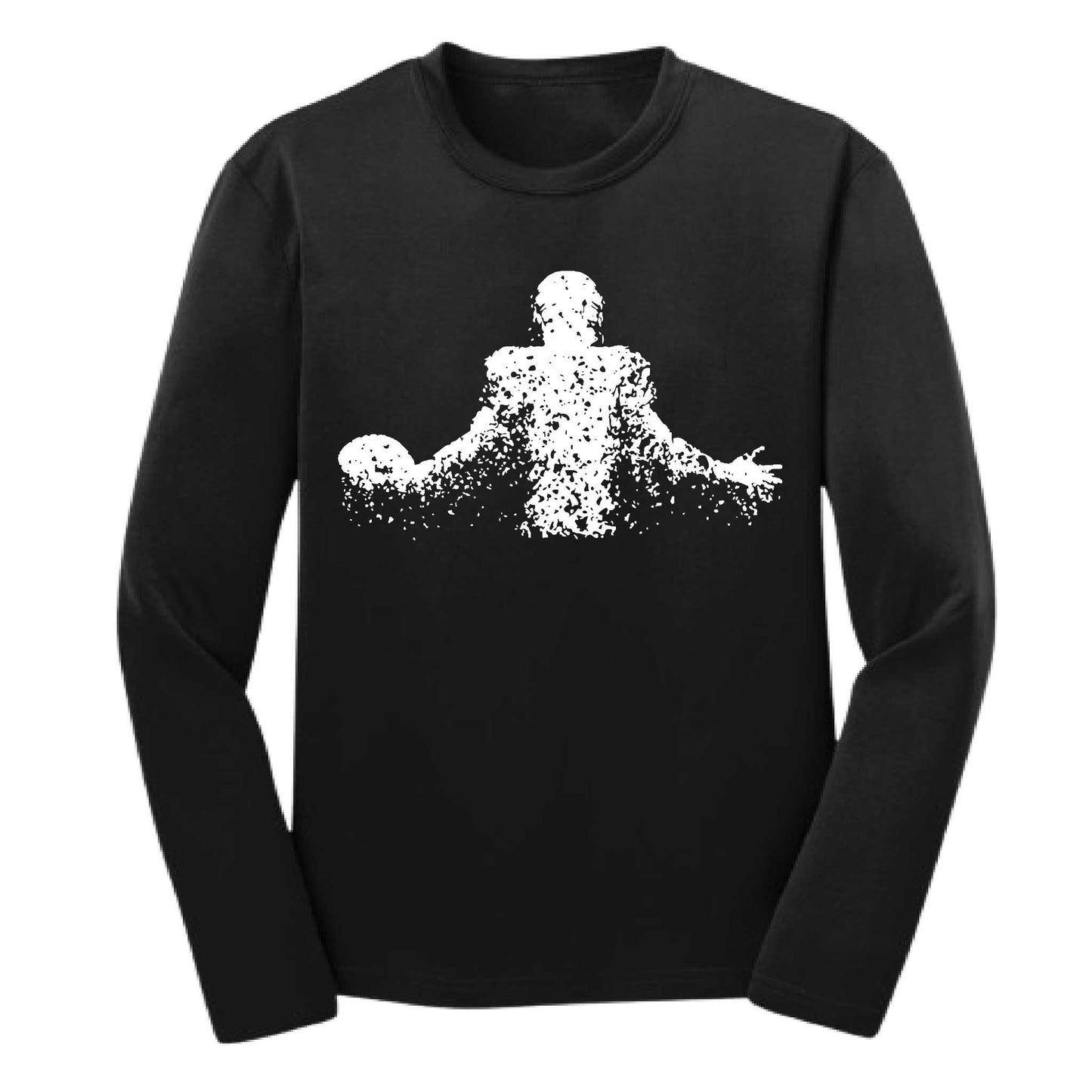 Coming Alive Football | Youth Long Sleeve Football T-Shirts | 100% Polyester