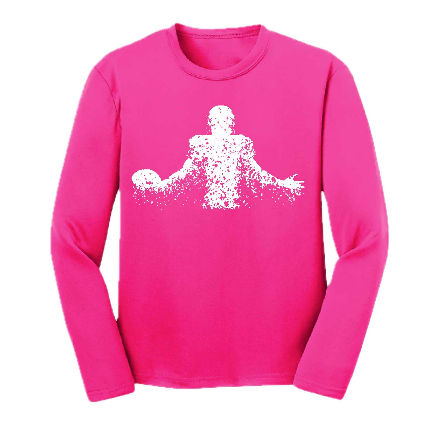 Coming Alive Football | Youth Long Sleeve Football T-Shirts | 100% Polyester