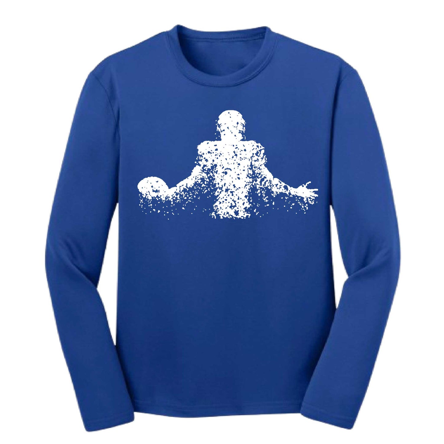 Coming Alive Football | Youth Long Sleeve Football T-Shirts | 100% Polyester