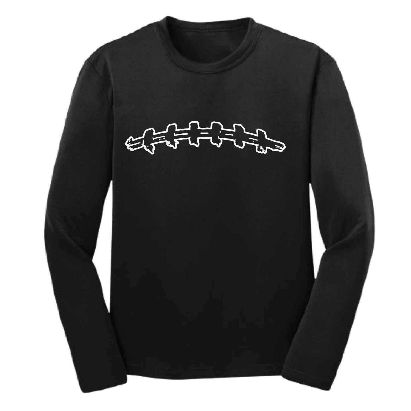 Football Laces | Youth Long Sleeve Football T-Shirts | 100% Polyester