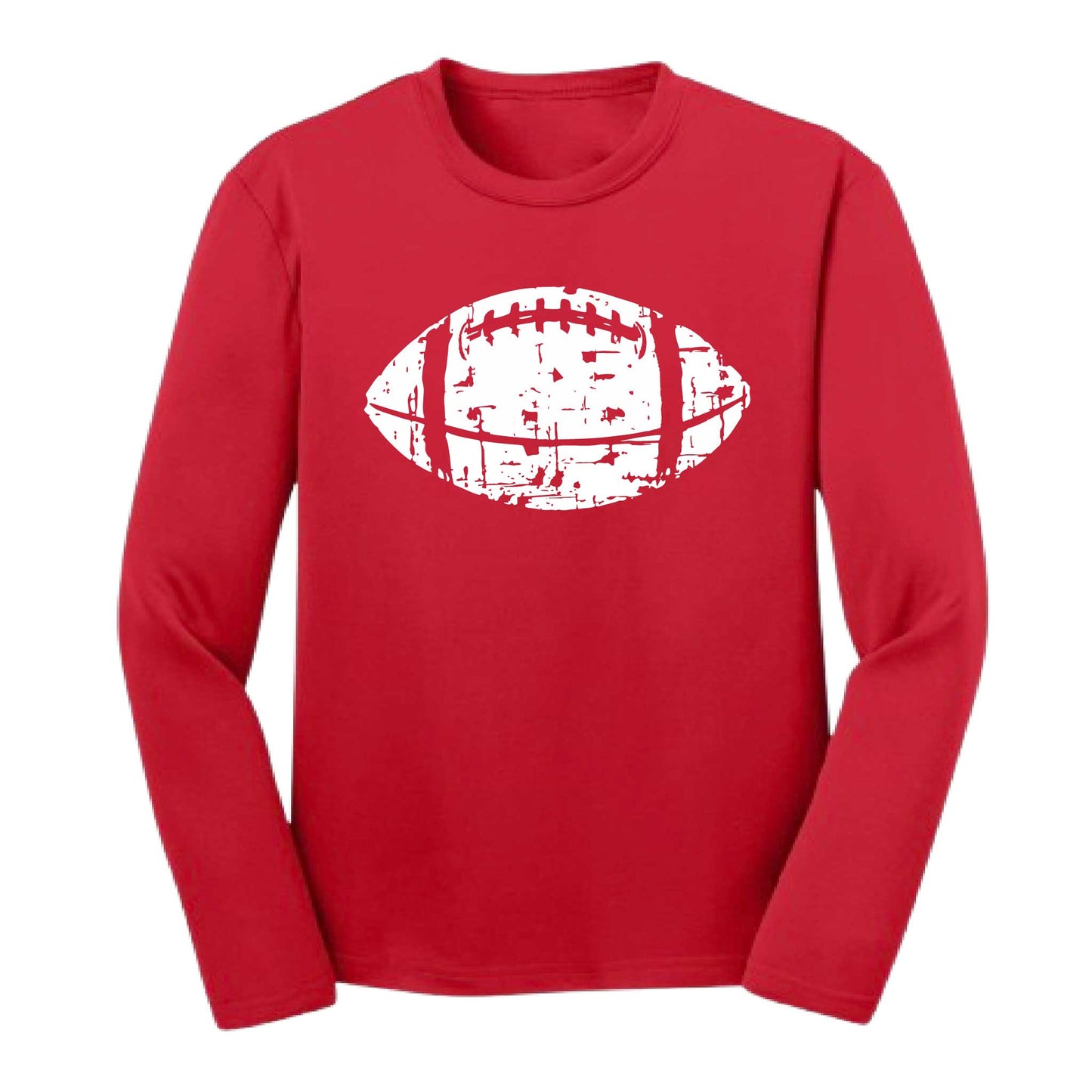 Football Scramble | Youth Long Sleeve Football T-Shirts | 100% Polyester