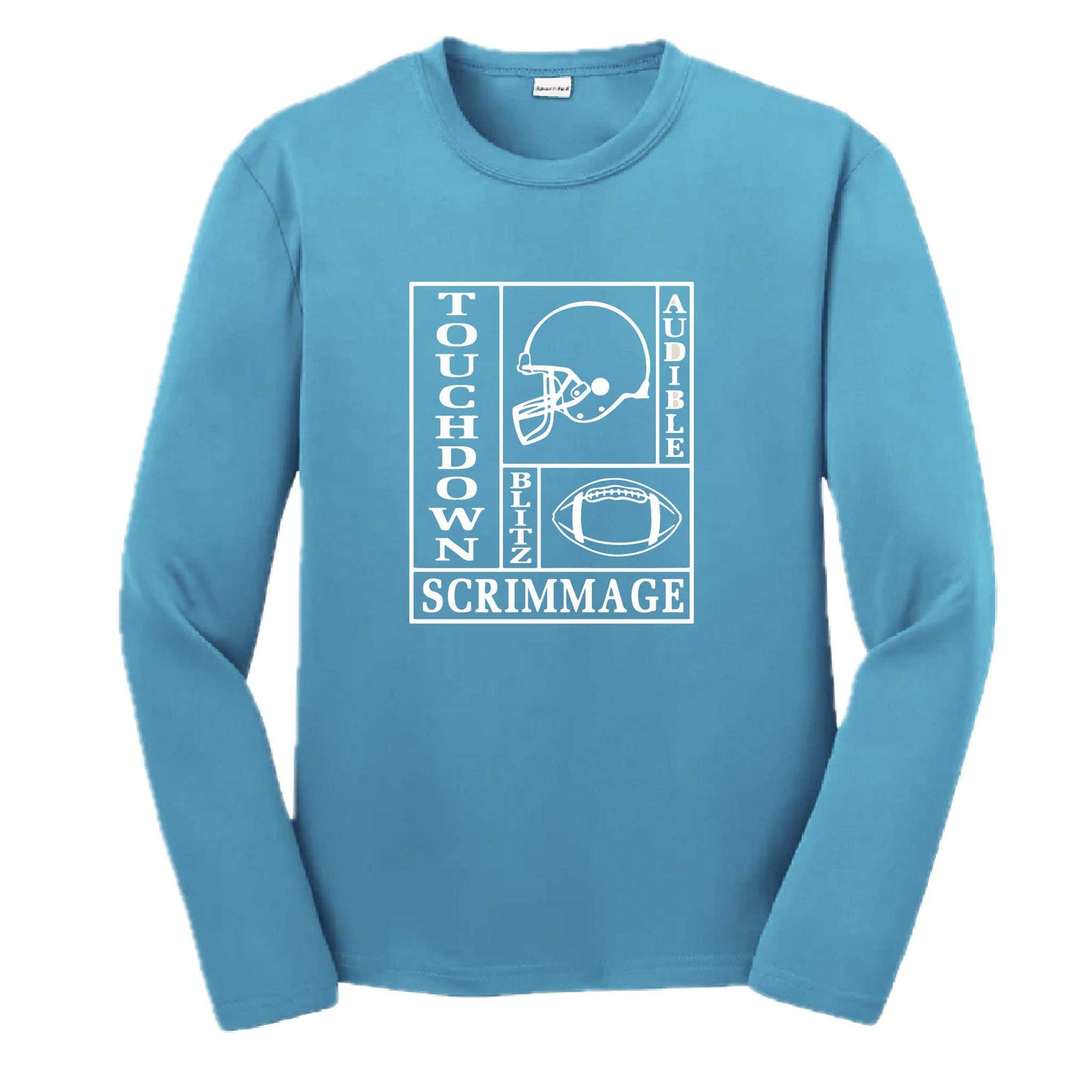 Football Zone | Youth Long Sleeve Football T-Shirts | 100% Polyester