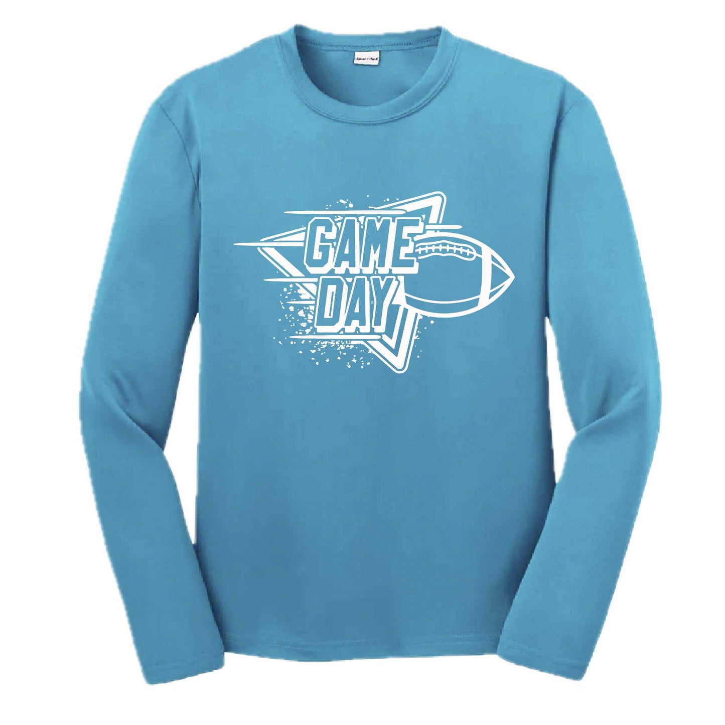 Football Game Day | Youth Long Sleeve Football T-Shirts | 100% Polyester