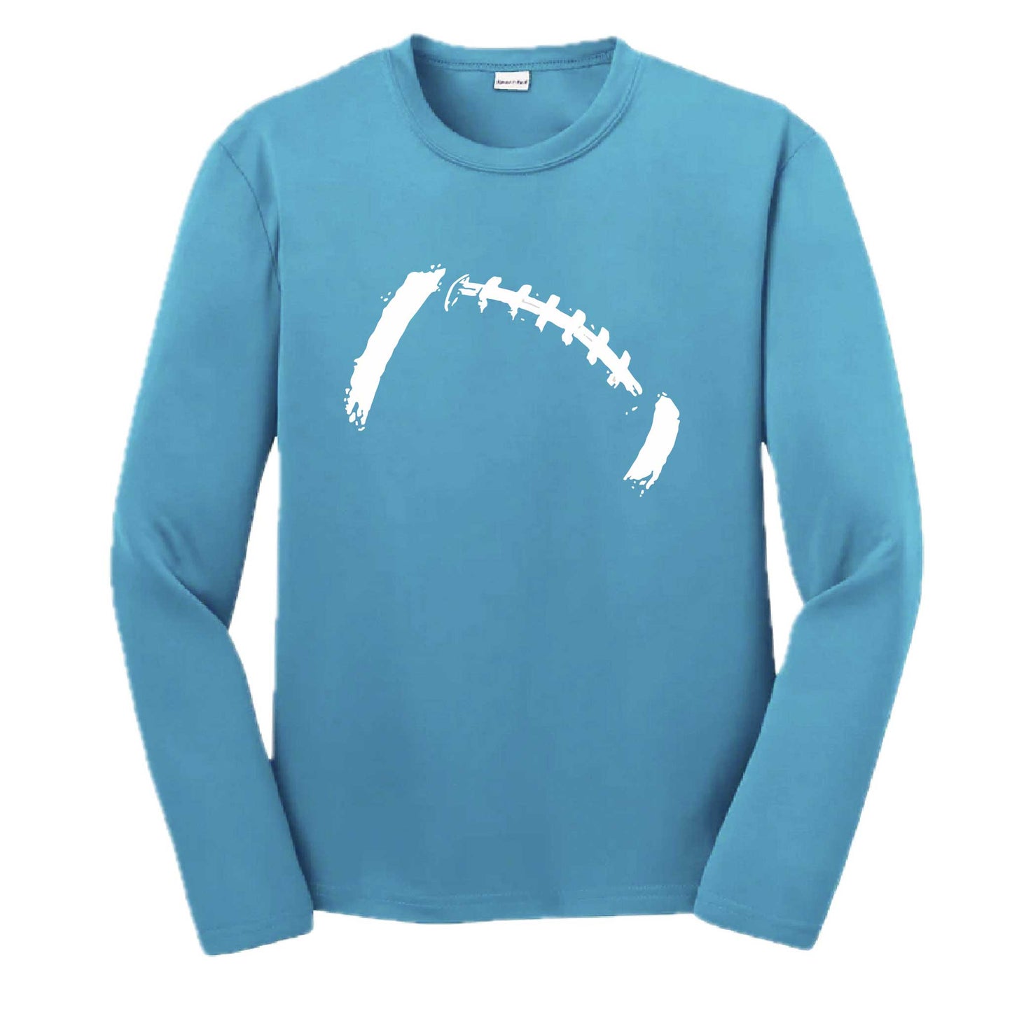 Retro Football | Youth Long Sleeve Football T-Shirts | 100% Polyester