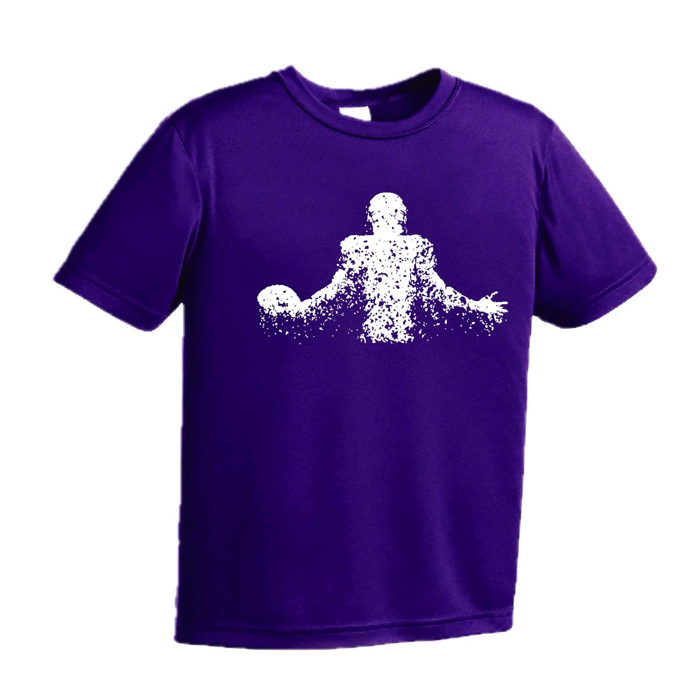 Coming Alive Football | Youth Short Sleeve Football T-Shirts | 100% Polyester