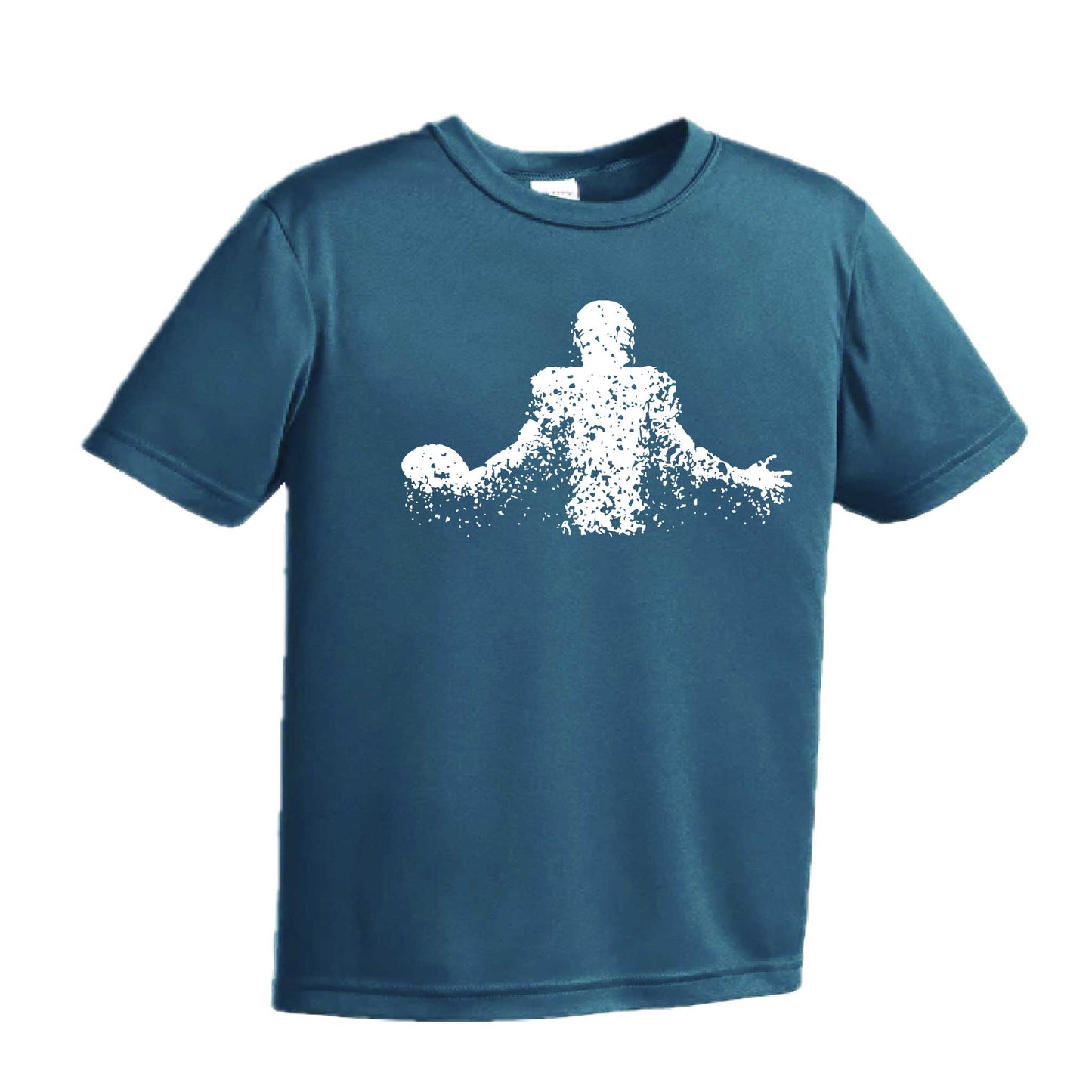 Coming Alive Football | Youth Short Sleeve Football T-Shirts | 100% Polyester