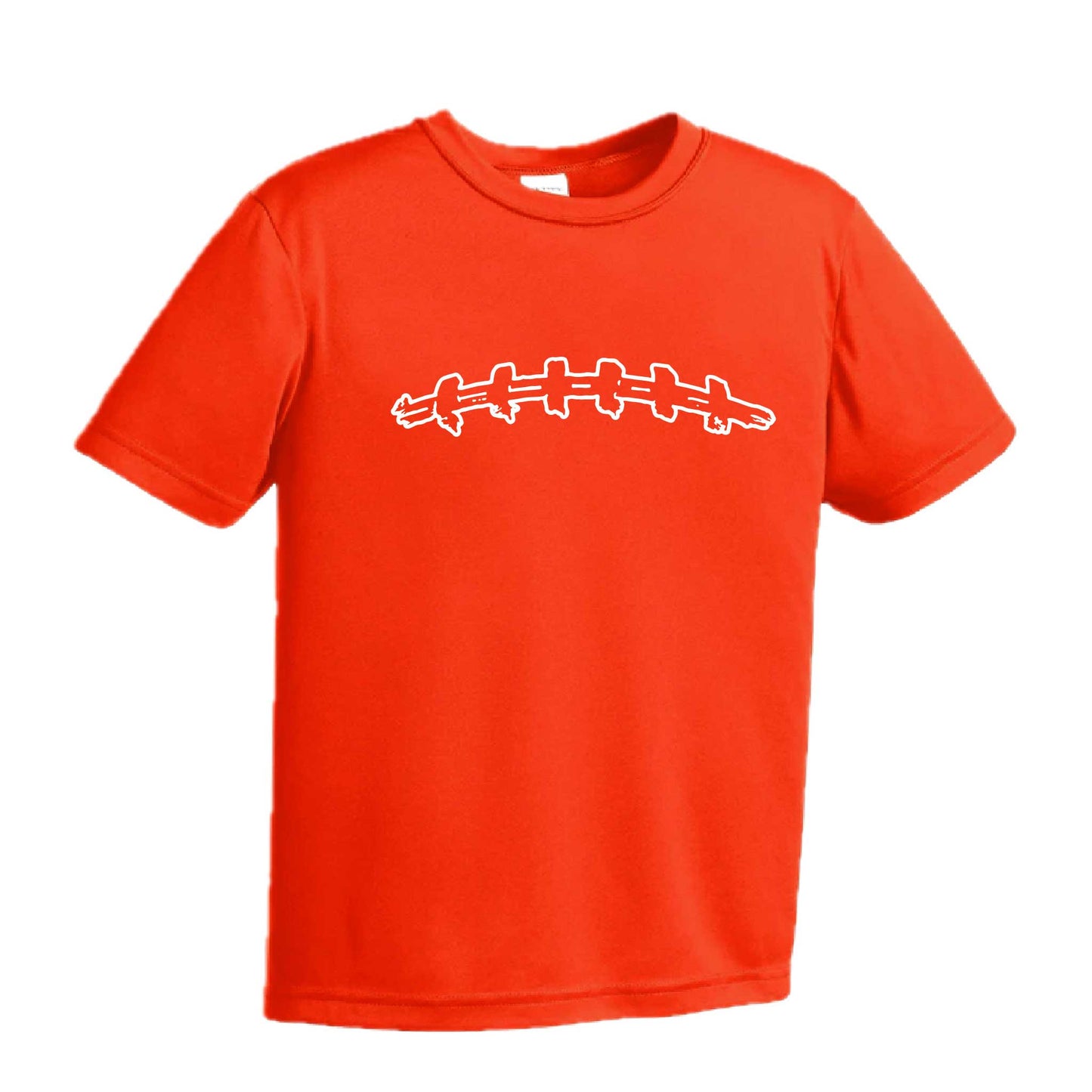 Football Laces | Youth Short Sleeve Football T-Shirts | 100% Polyester