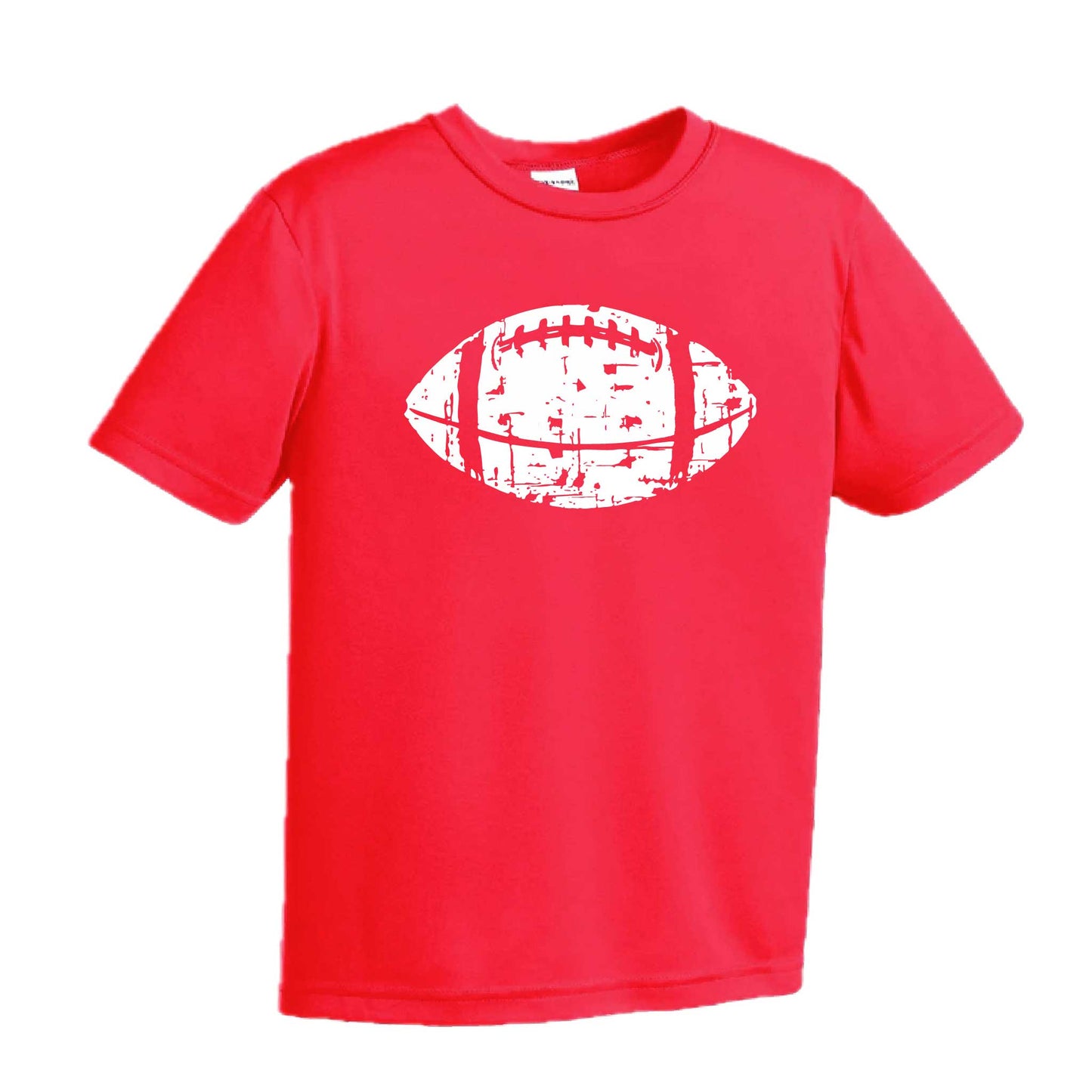 Football Scramble | Youth Short Sleeve Football T-Shirts | 100% Polyester