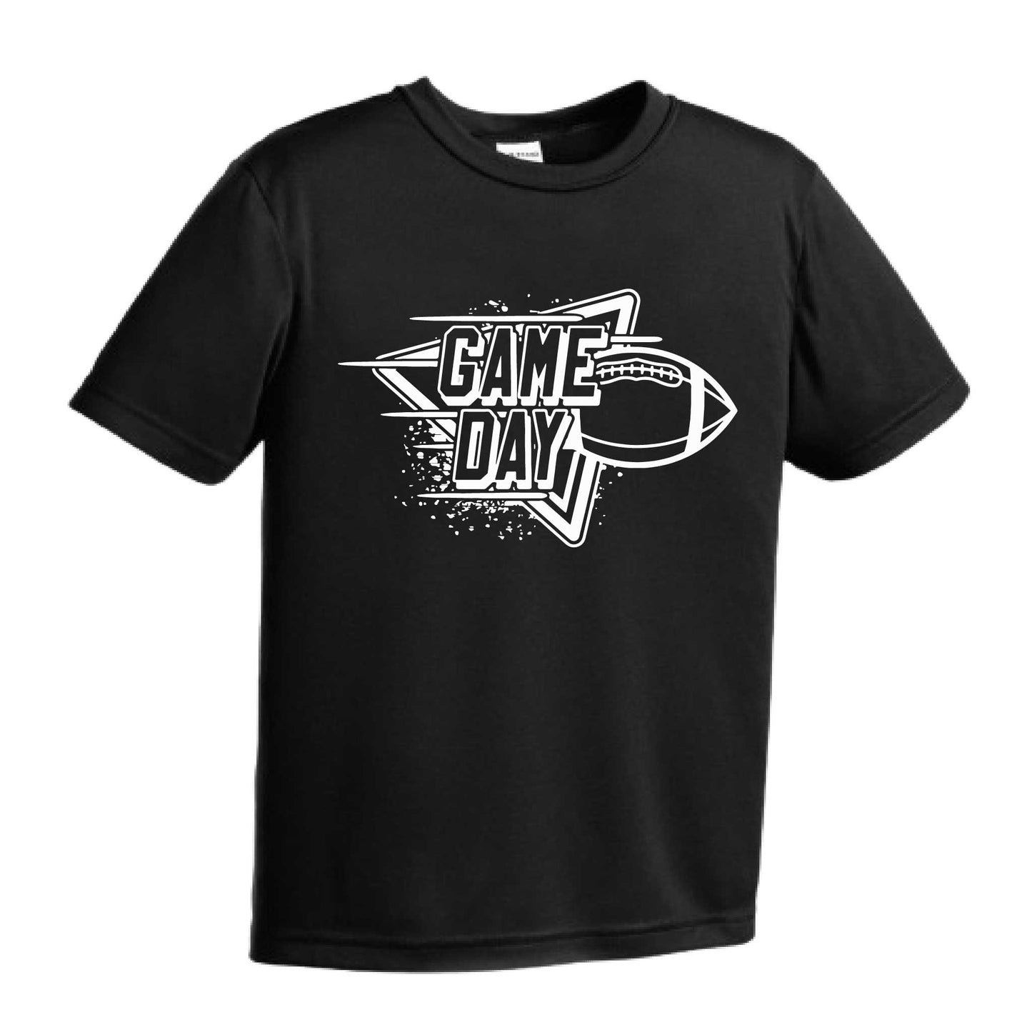 Football Game Day | Youth Short Sleeve Football T-Shirts | 100% Polyester