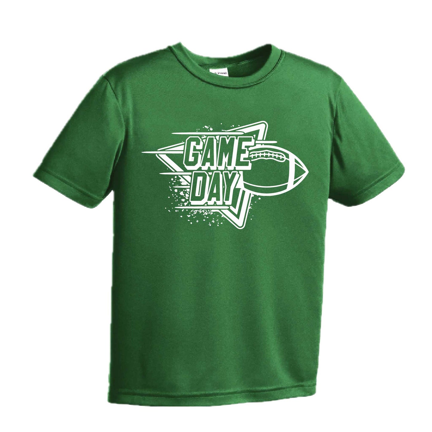 Football Game Day | Youth Short Sleeve Football T-Shirts | 100% Polyester