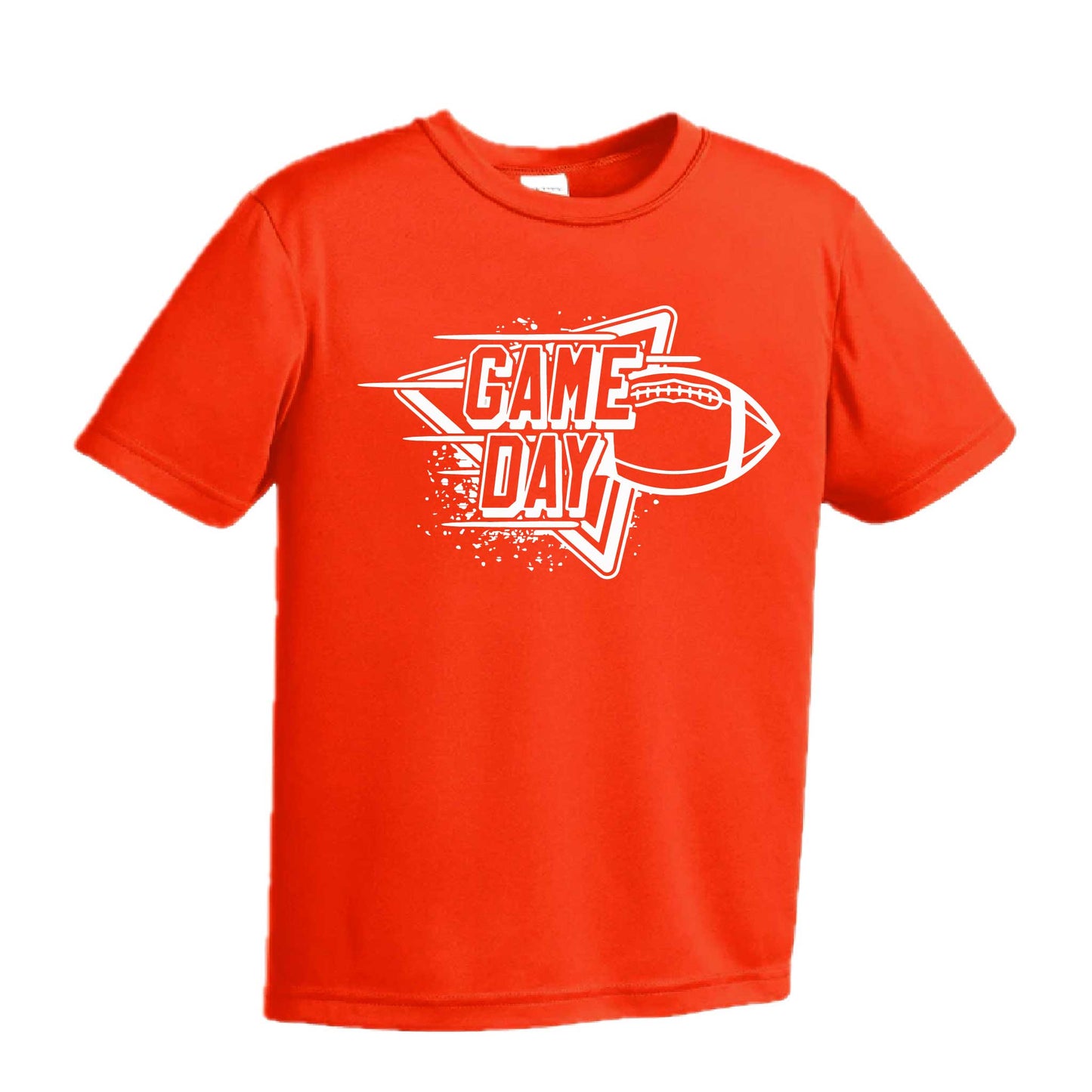 Football Game Day | Youth Short Sleeve Football T-Shirts | 100% Polyester