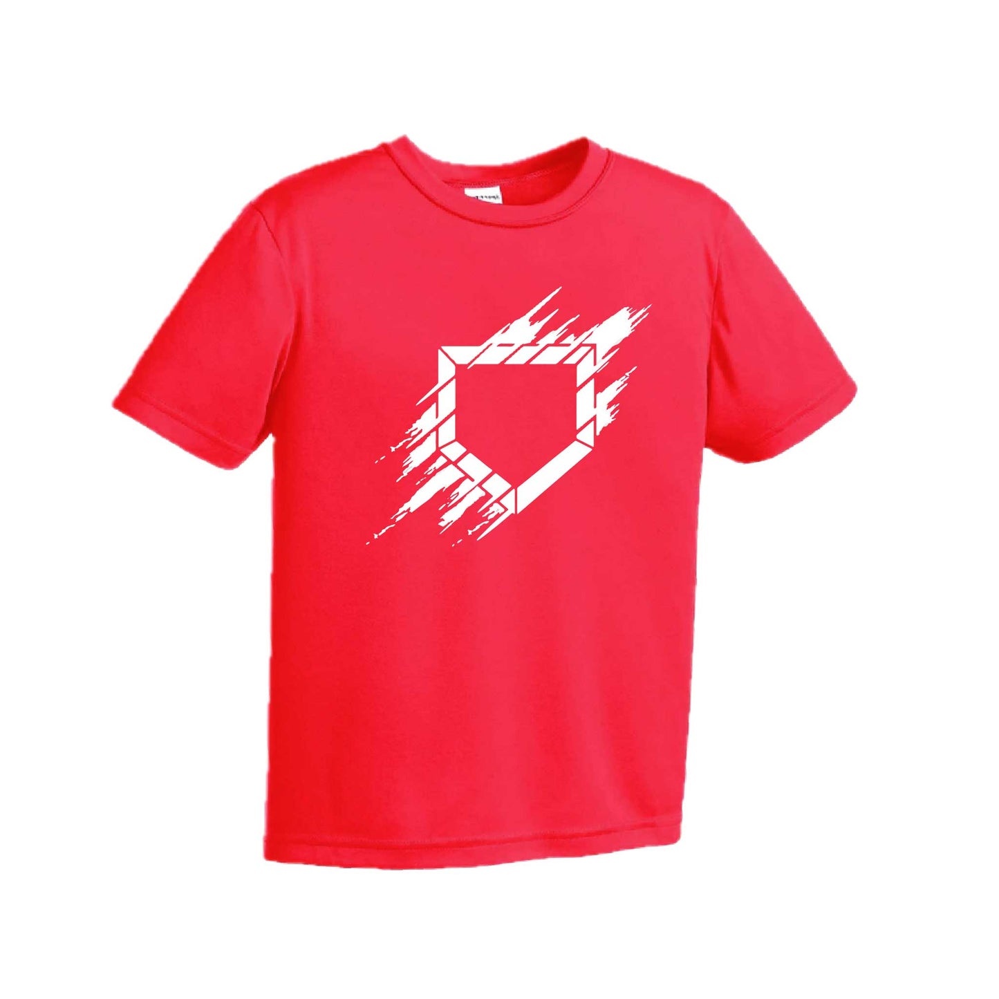 Home Plate | Youth Short Sleeve Baseball Performance T-Shirts | 100% Polyester