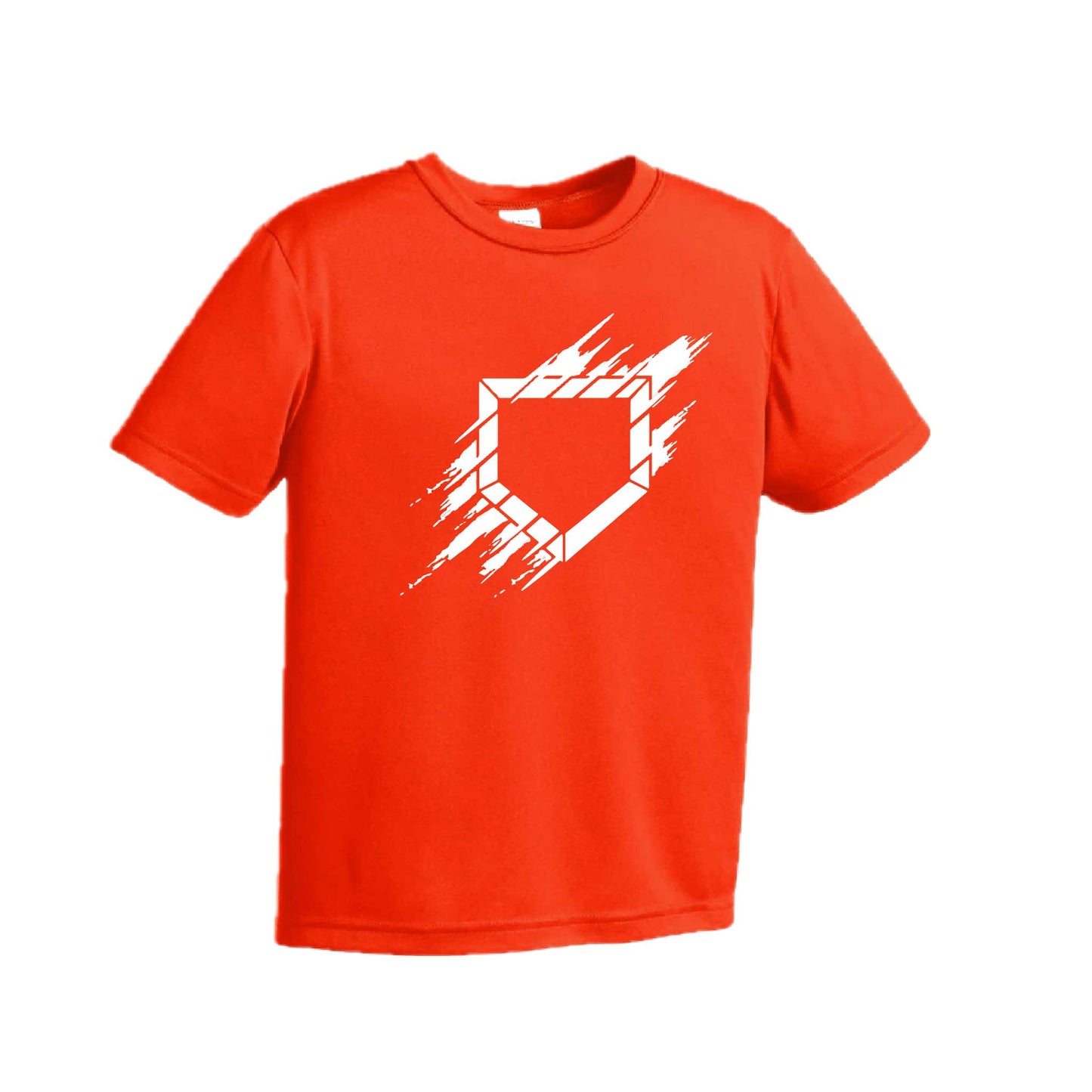 Home Plate | Youth Short Sleeve Baseball Performance T-Shirts | 100% Polyester