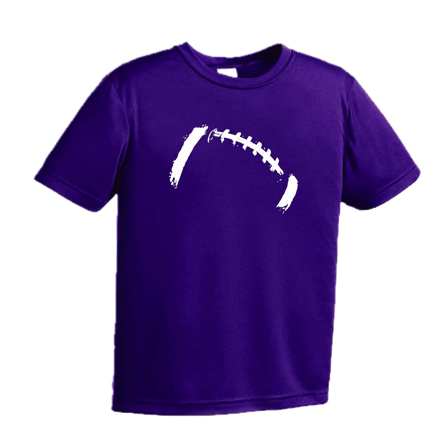Retro Football | Youth Short Sleeve Football T-Shirts | 100% Polyester