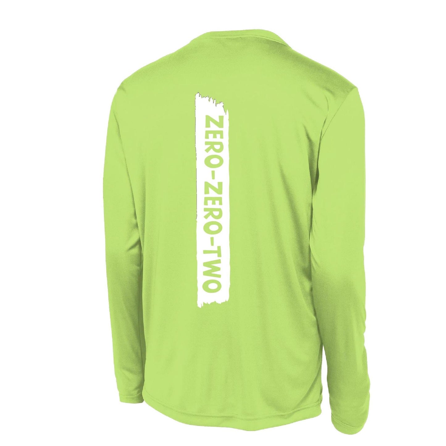 Zero Zero Two With Pickleballs (Customizable) | Men's Long Sleeve Athletic Performance T-Shirt | 100% Polyester