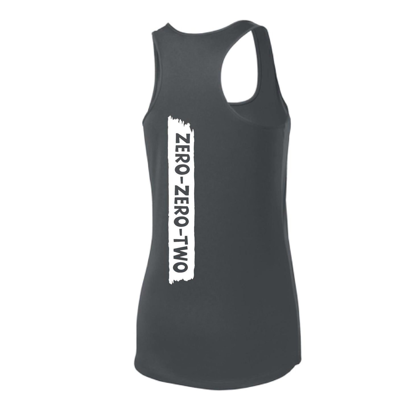 Zero Zero Two With Pickleballs (Customizable) | Women's Racerback Pickleball Tank | 100% Polyester