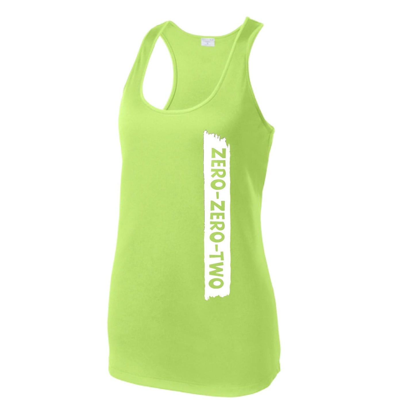 Zero Zero Two With Pickleballs (Customizable) | Women's Racerback Pickleball Tank | 100% Polyester