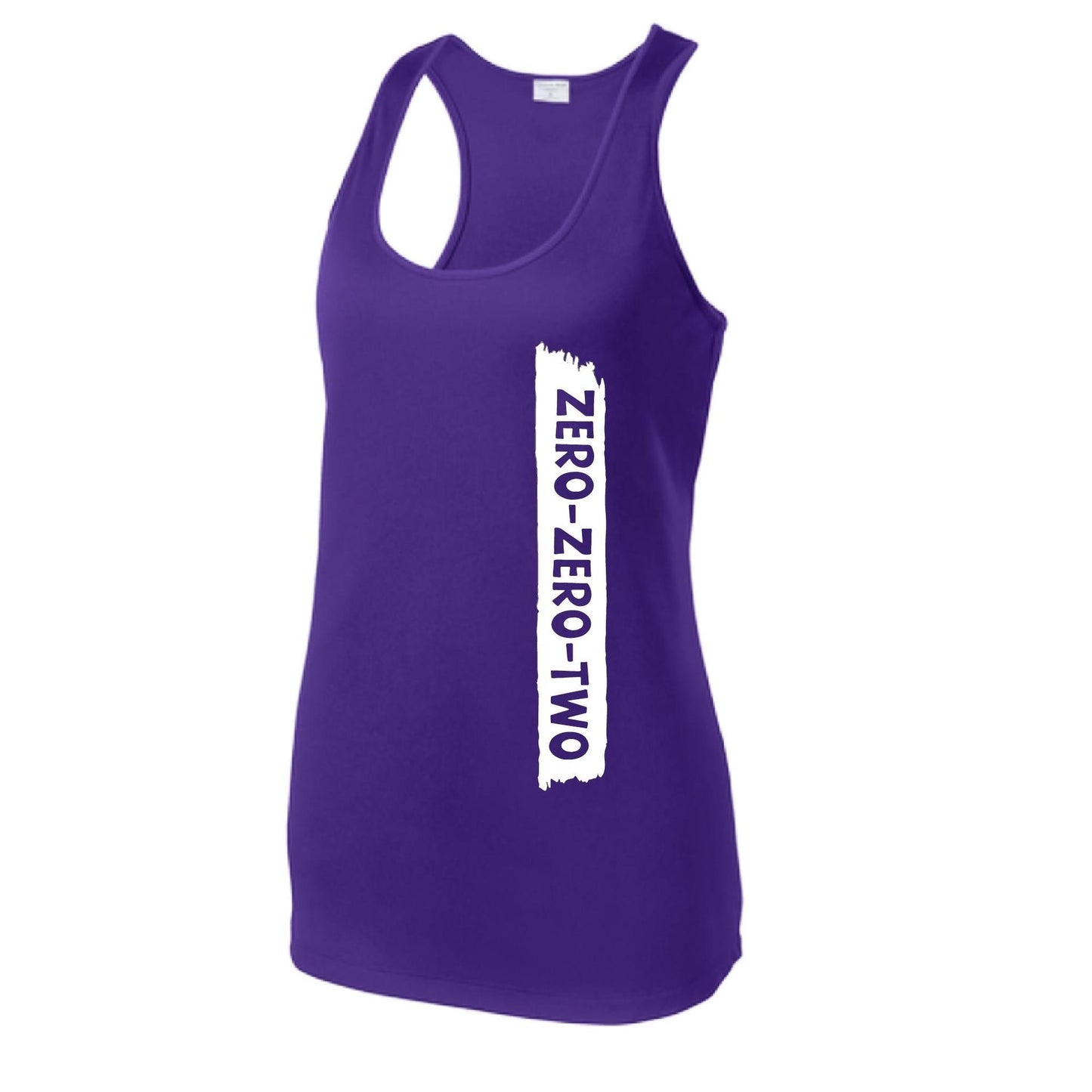 Zero Zero Two With Pickleballs (Customizable) | Women's Racerback Pickleball Tank | 100% Polyester
