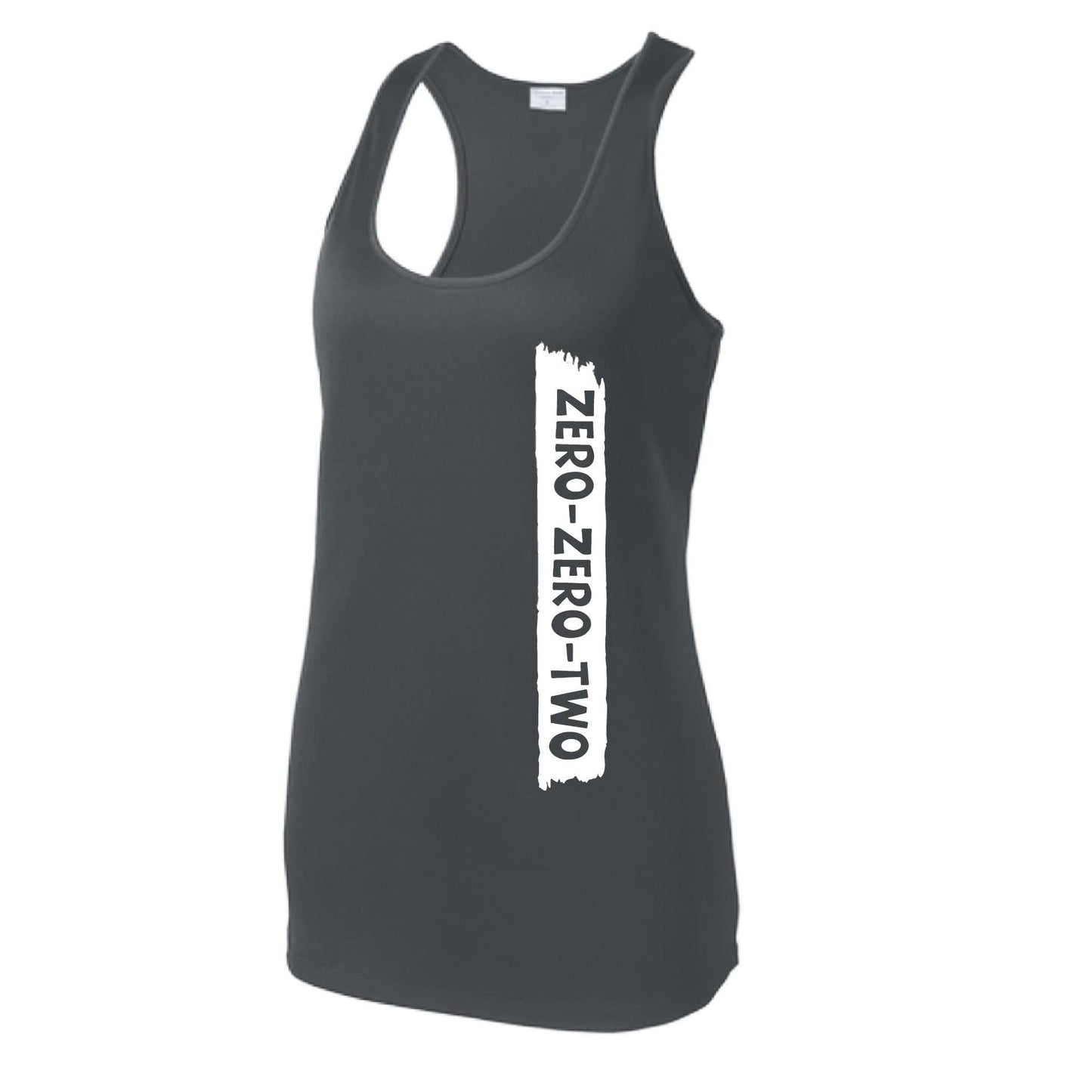 Zero Zero Two With Pickleballs (Customizable) | Women's Racerback Pickleball Tank | 100% Polyester