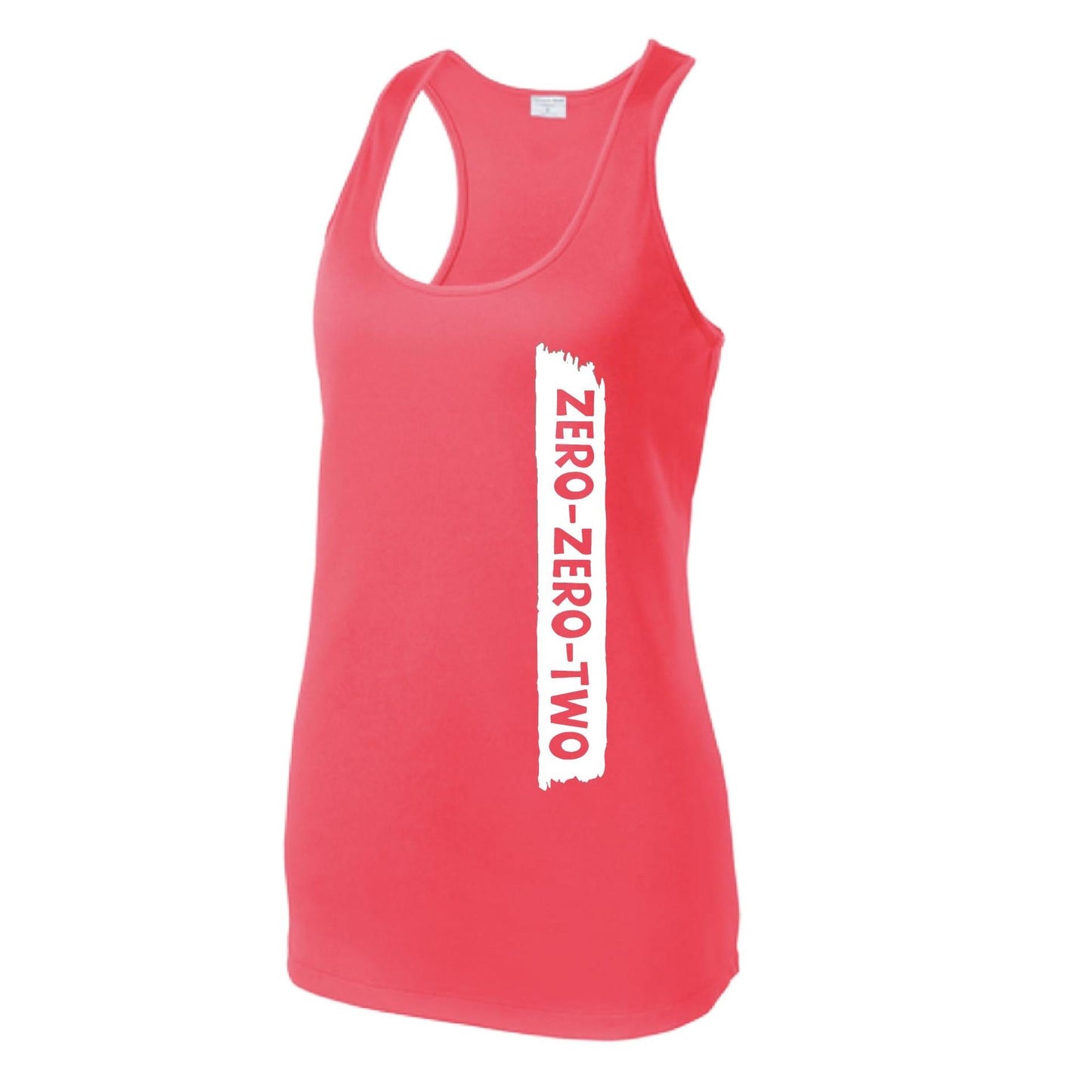 Zero Zero Two With Pickleballs (Customizable) | Women's Racerback Pickleball Tank | 100% Polyester
