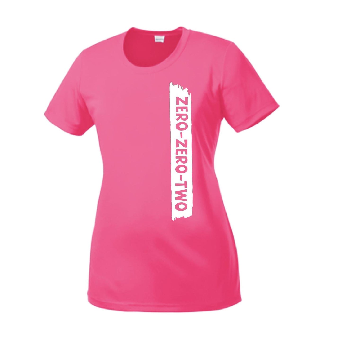 Zero Zero Two With Pickleballs (Customizable) | Women’s Short Sleeve Crewneck Pickleball Performance T-Shirts | 100% Polyester