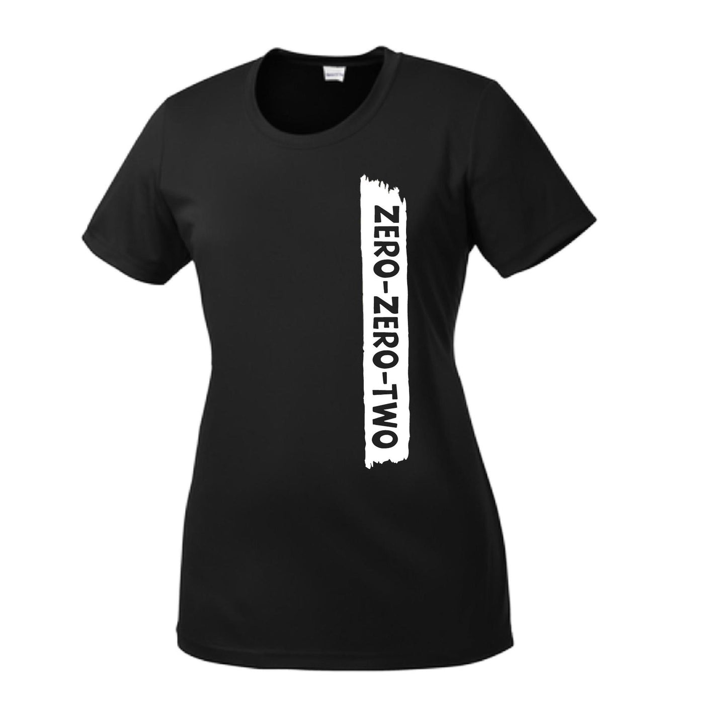 Zero Zero Two With Pickleballs (Customizable) | Women’s Short Sleeve Crewneck Pickleball Performance T-Shirts | 100% Polyester