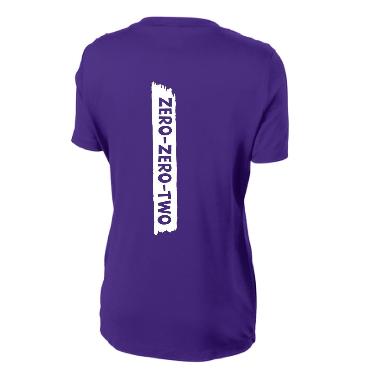 Zero Zero Two With Pickleballs (Customizable) | Women’s Short Sleeve Crewneck Pickleball Performance T-Shirts | 100% Polyester